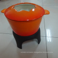 Cast Iron Cookware Set Of Chinese Mini Fondue Set
